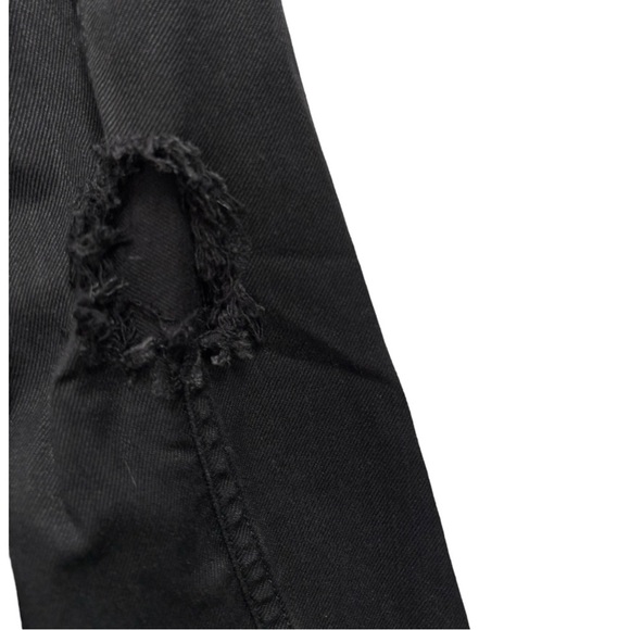 ETIENNE MARCEL Denim Crop Jacket Black Size Small NEW - Picture 7 of 9